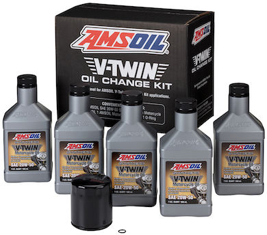  V-Twin Oil Change Kit for Harley Davidson Motorcycle